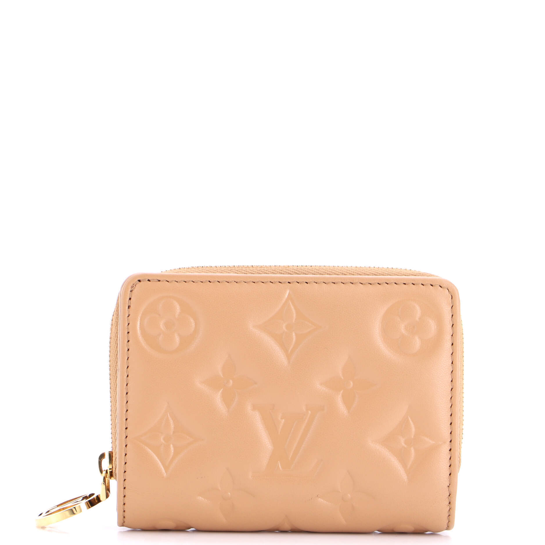 Louis Vuitton Coussin Lou Wallet Monogram Embossed Lambskin